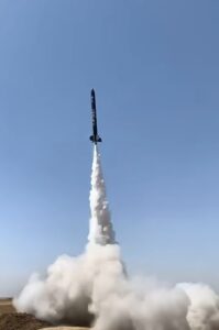 Sounding rocket test fired at dholera